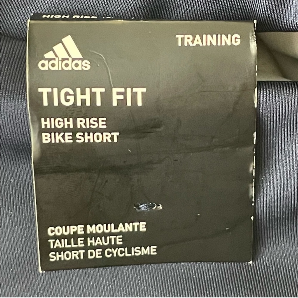 adidas Black and Cream Polka Dot Bike Shorts - Picture 7 of 13
